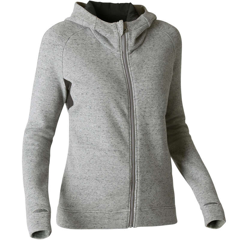 WOMAN PANT JACKET SWEAT - 540 Gym Hoody - Grey DOMYOS