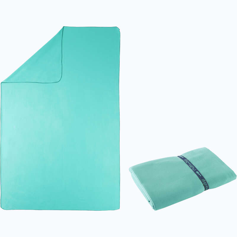 TOWELS Swimming - Microfibre Towel XL - Blue NABAIJI - Swimming
