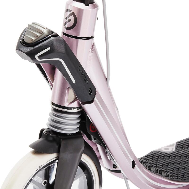 PRODUCTO REACONDICIONADO: PATINETE ADULTO OXELO TOWN 9 EF V2 ROSA GRIS