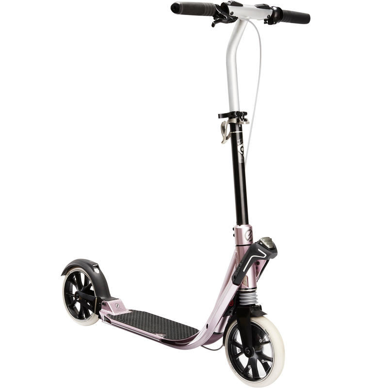 PRODUCTO REACONDICIONADO: PATINETE ADULTO OXELO TOWN 9 EF V2 ROSA GRIS