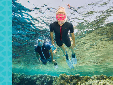 buoyancy aid snorkeling shorty wetsuit subea 