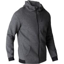 oscuro 560 Chaqueta Gimnasia hombre Stretching gris jaspeado capucha Y1x8qxwH