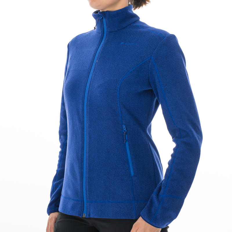 Veste De Montagne Mh120 Randonnée Bleu Femme Polaire Quechua xP6POWrn8w