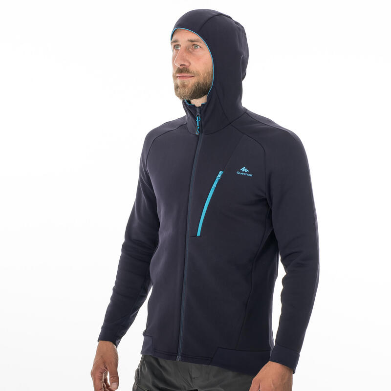 Veste polaire de randonnée montagne homme MH900 Bleu Marine