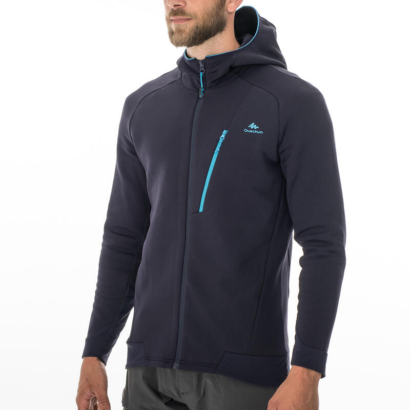 Veste polaire de randonnée montagne homme MH900 Bleu Marine