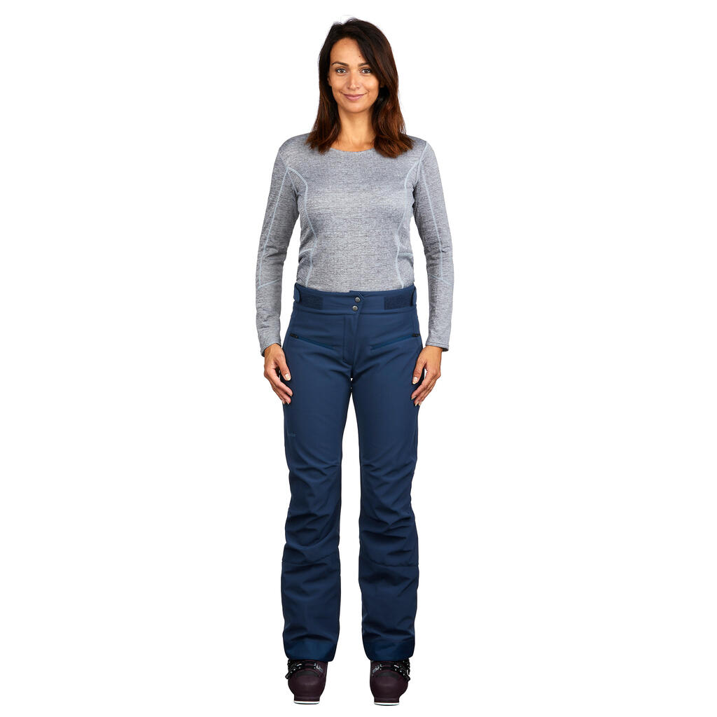Skihose Piste 580 Slim Damen blau