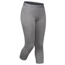 Pantalón térmico Esquí y Nieve Interior Wed'ze 500 Mujer Gris