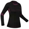 Skiunterwäsche Funktionsshirt Damen I-Soft seamless - BL 580 schwarz/violett 