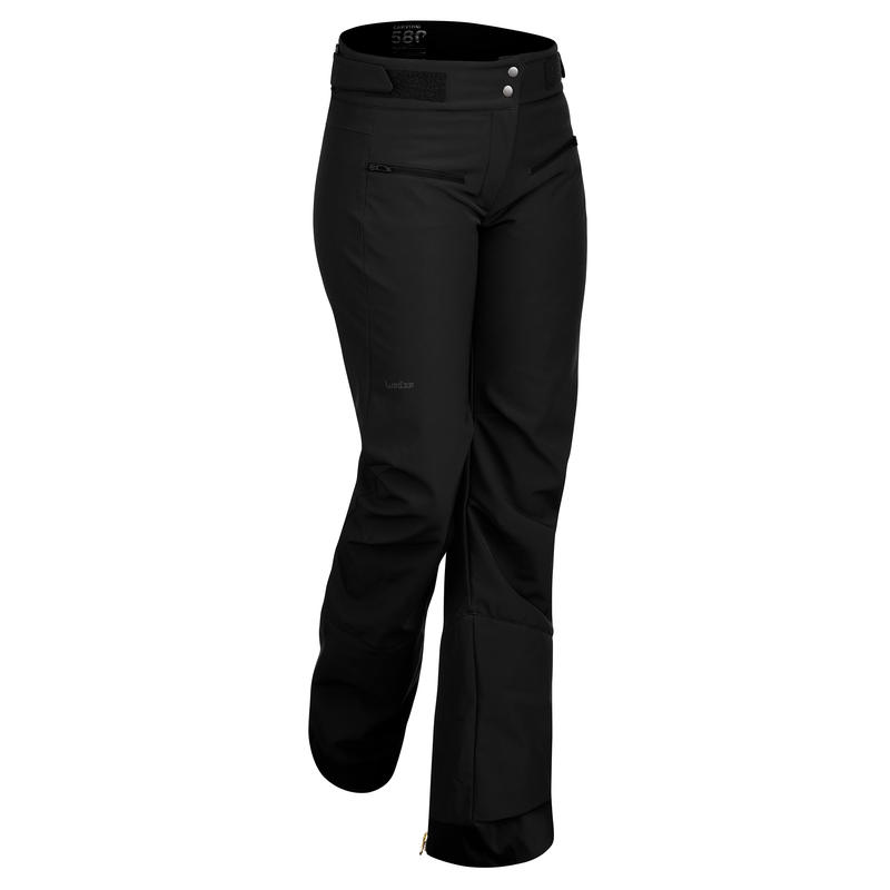 Women's Trail Skiing Pants Ski-P PA 580 Slim - Black - Decathlon