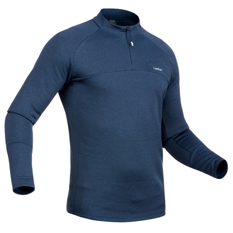 MEN SKI BASELAYER & PULL Skiing - M Skiing 2nd layer 500 - Blue WEDZE - Ski Wear