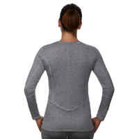 Women's Base Layer Ski Top - Grey