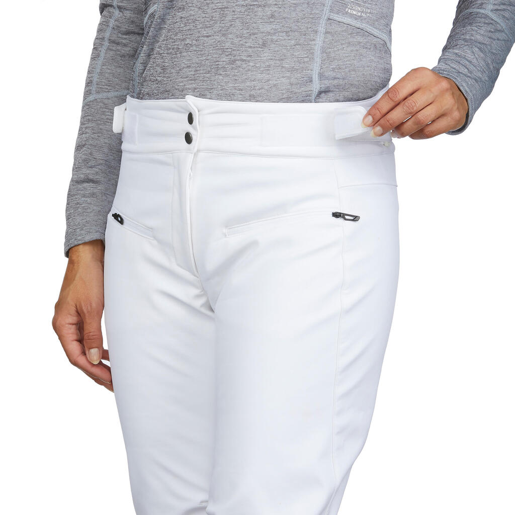 Skihose Piste PA 580 Slim Damen weiß