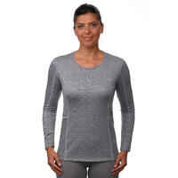 Women's Base Layer Ski Top - Grey