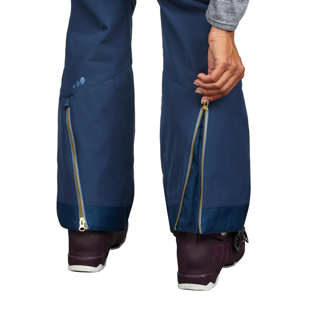 Skihose Piste 580 Slim Damen blau