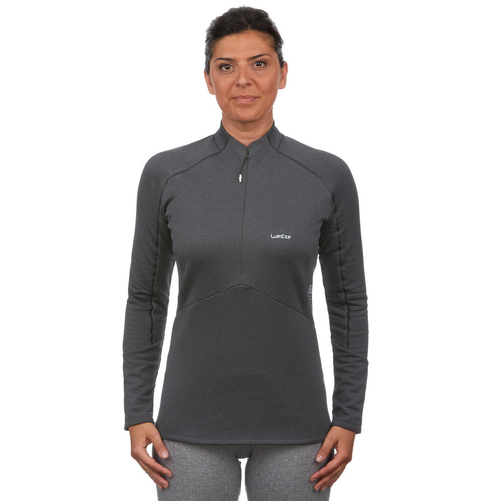 Funktionsshirt Ski 500 Damen violett