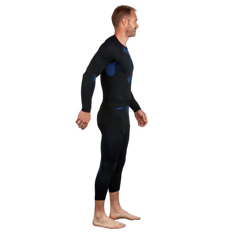 Herenthermobroek voor skiën BL 580 I-Soft zwart/blauw