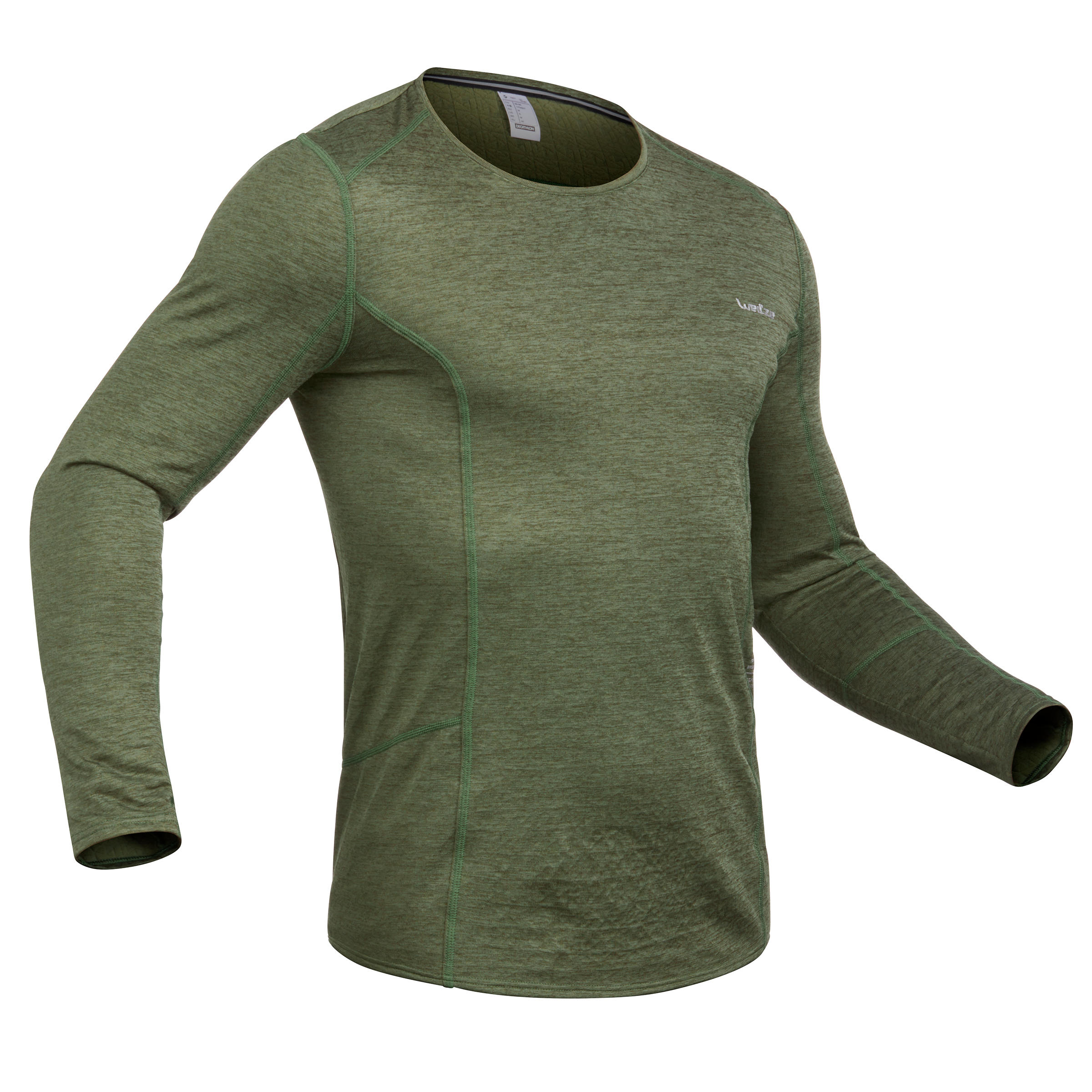 500 Men's Ski Base Layer Top - Green 1/5