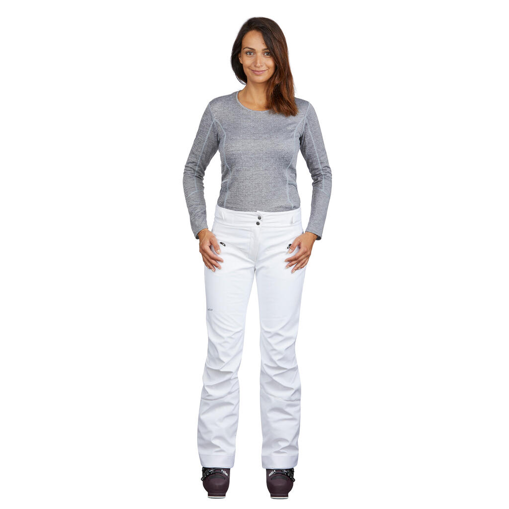 Skihose Piste PA 580 Slim Damen weiß