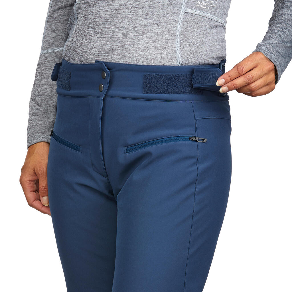 Skihose Piste 580 Slim Damen blau