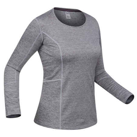 Women's Base Layer Ski Top - Grey