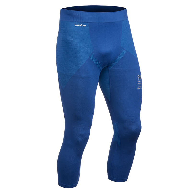 MEN SKI BASELAYER & PULL - 900 M SBL Bottoms - Blue WEDZE