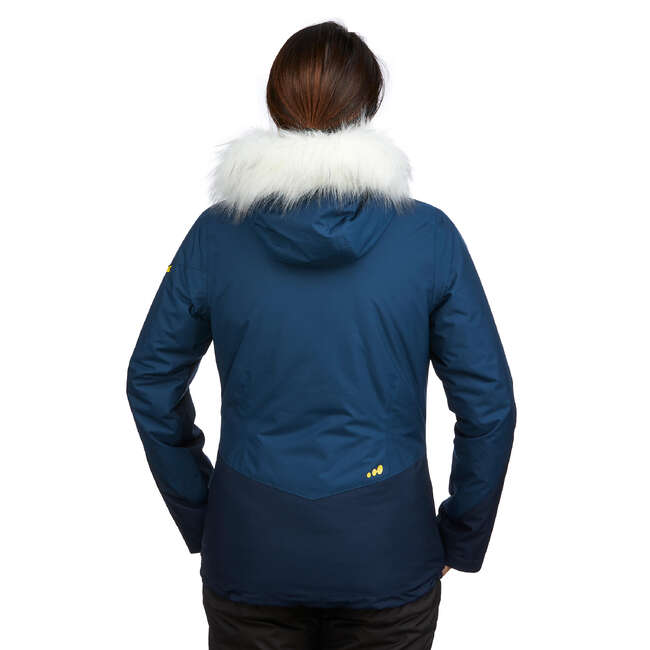 WEDZE WOMEN'S DOWNHILL SKI JACKET 180 BLUE Decathlon