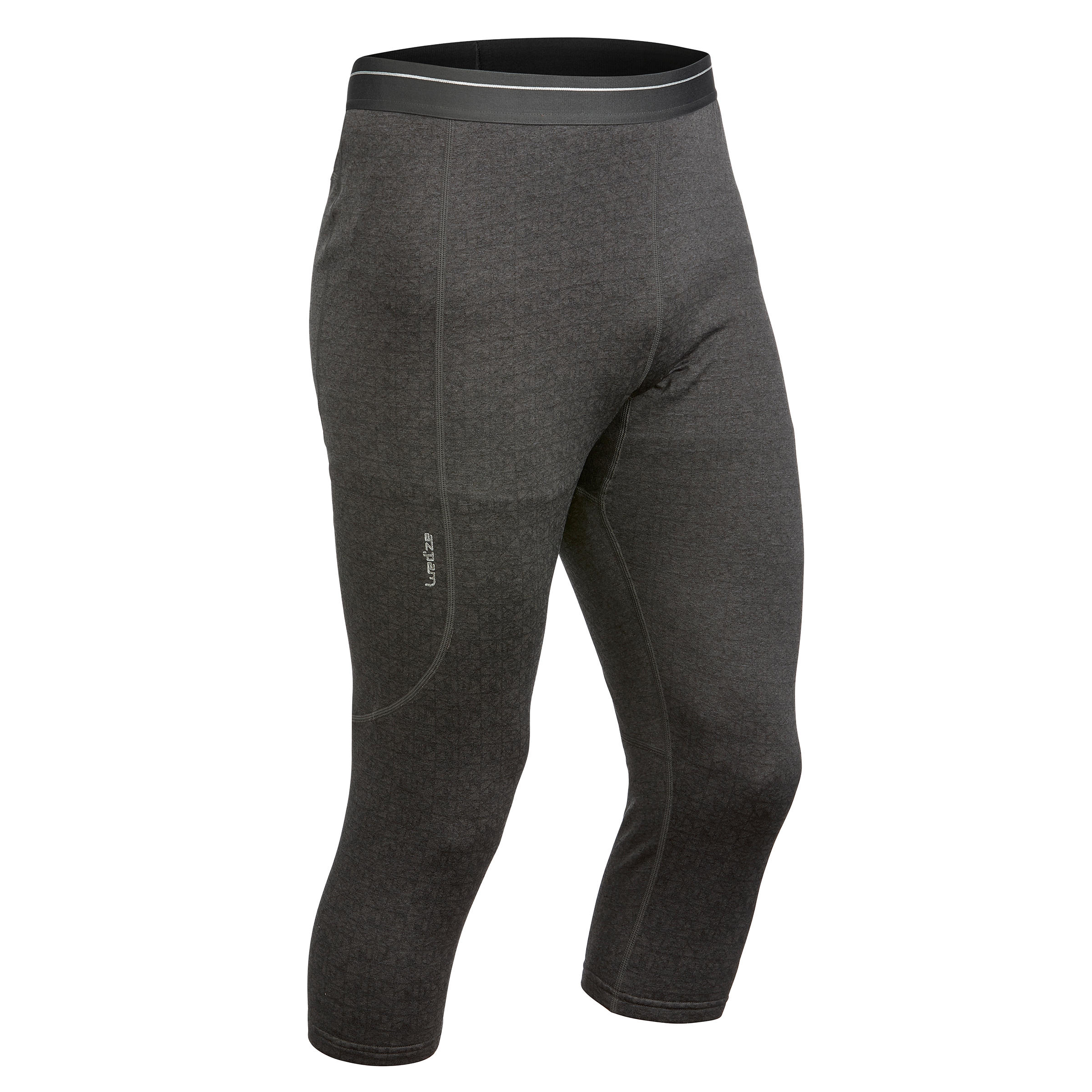 Men's base layer ski bottoms 500 Grey
