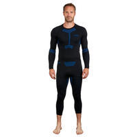 Pantalón térmico de esquí para hombre - Seamless - BL 580 I-Soft - Negro/azul 