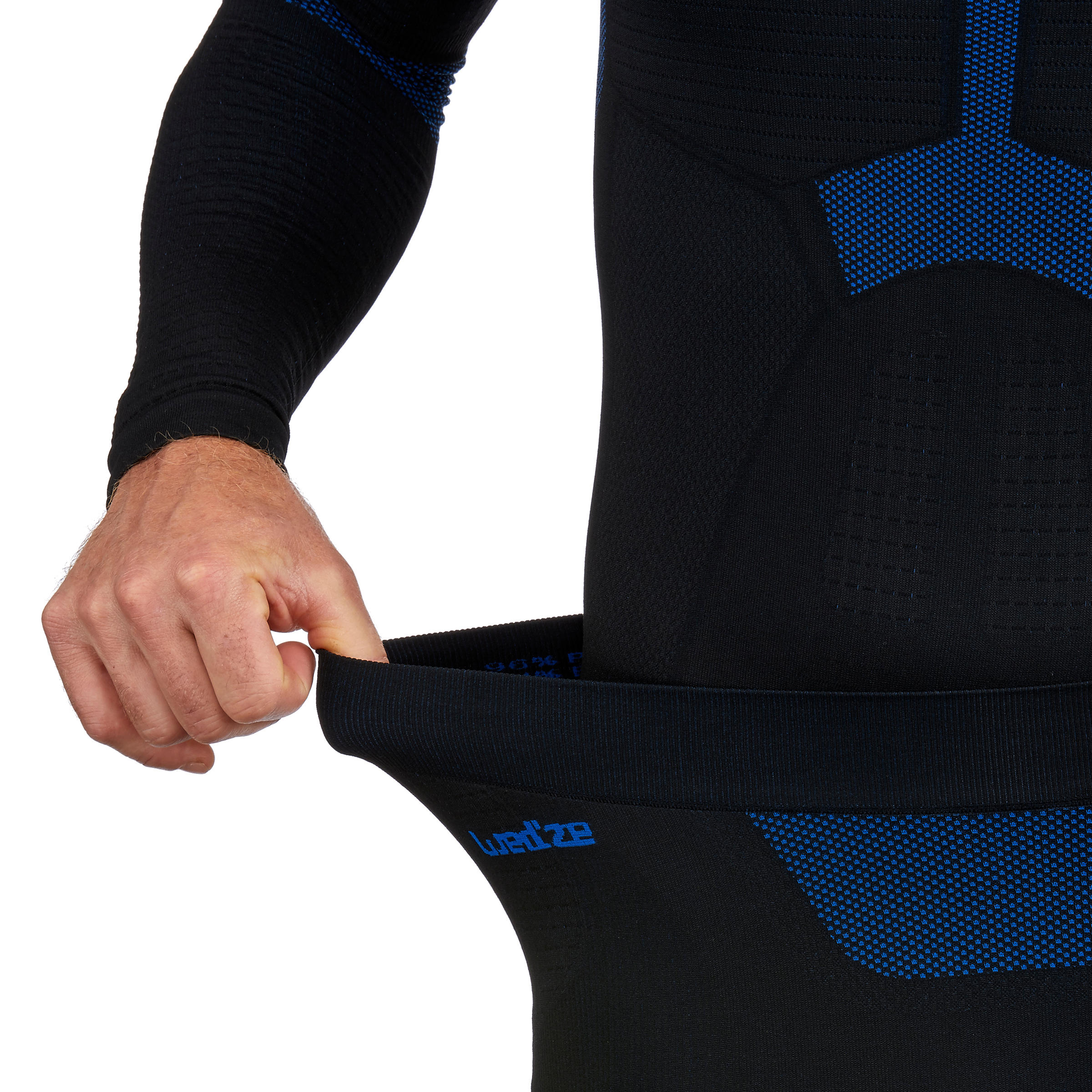 Men’s Base Layer Bottoms - BL 580 Black - WEDZE