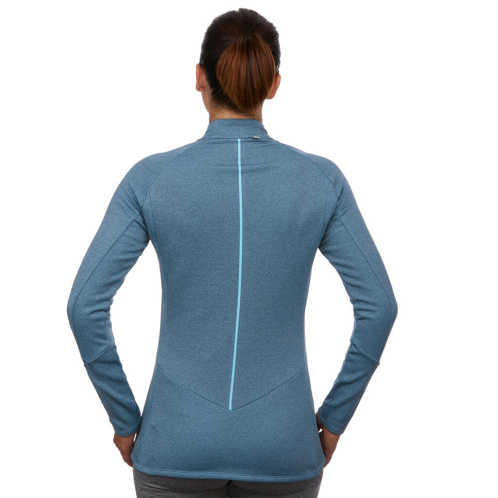 Women's Skiing 2nd layer 500 - blue