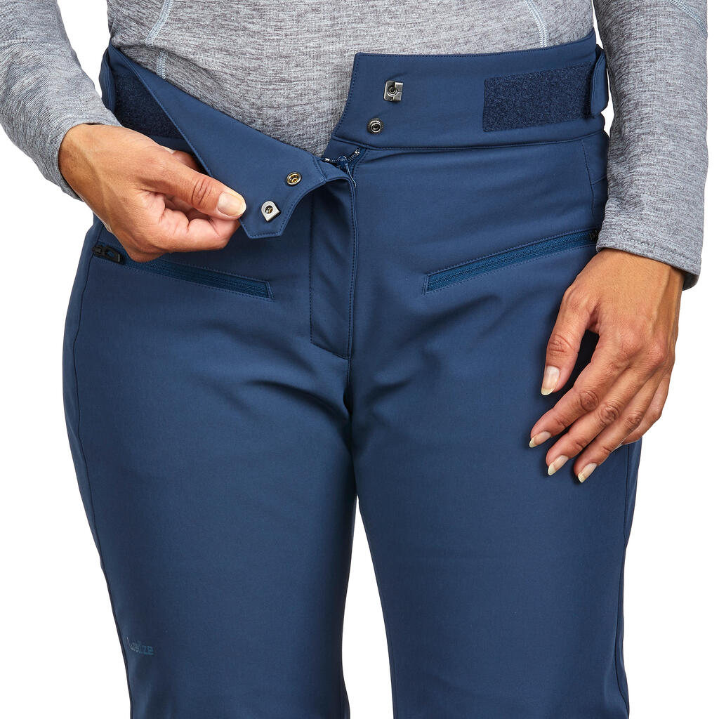 Skihose Piste 580 Slim Damen blau