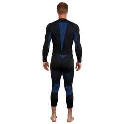 Men’s Seamless Ski Base Layer Bottom BL 580 I - Soft - Black/Blue