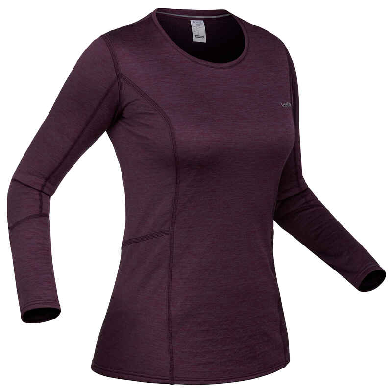 Women's Base Layer Ski Top - Coral