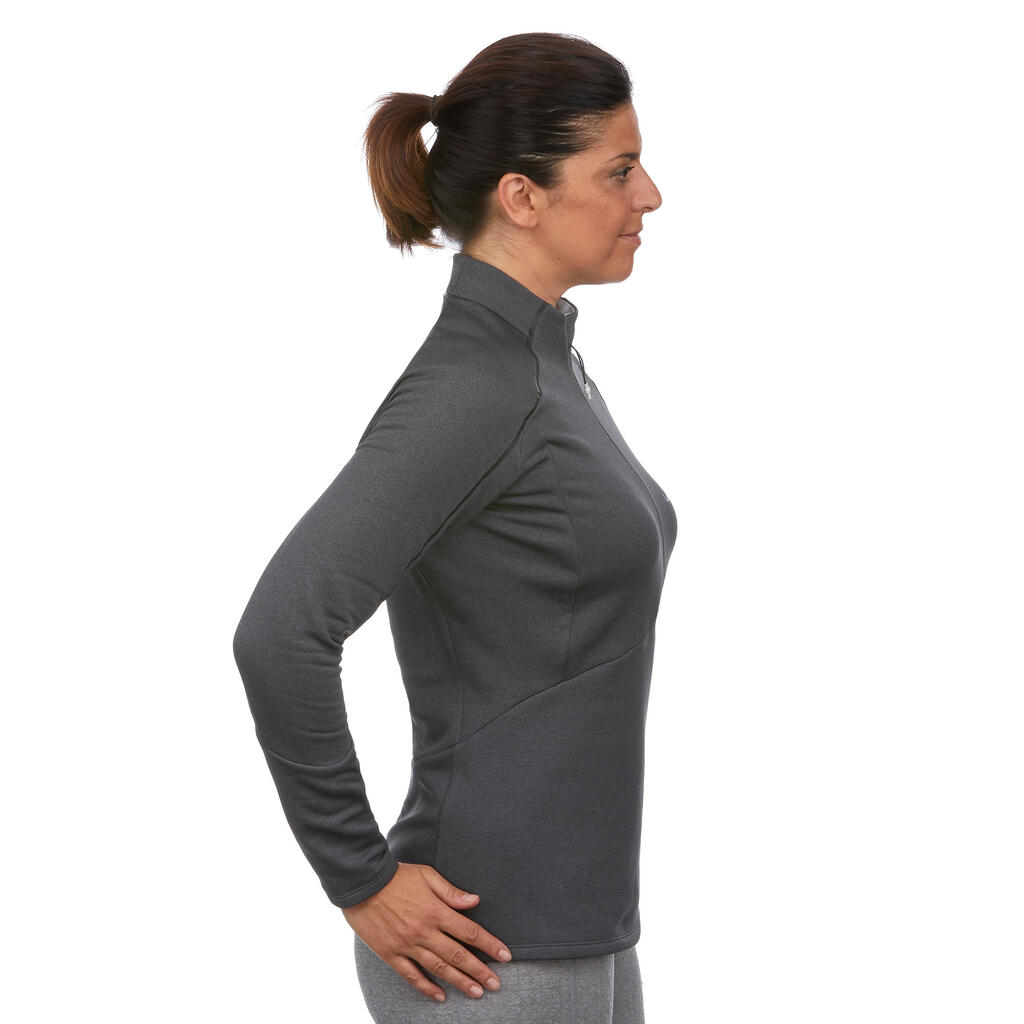 Funktionsshirt Ski 500 Damen violett
