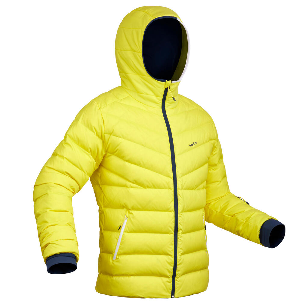 Ski-P 500 MEN’S WARM SKI DOWN JACKET - YELLOW