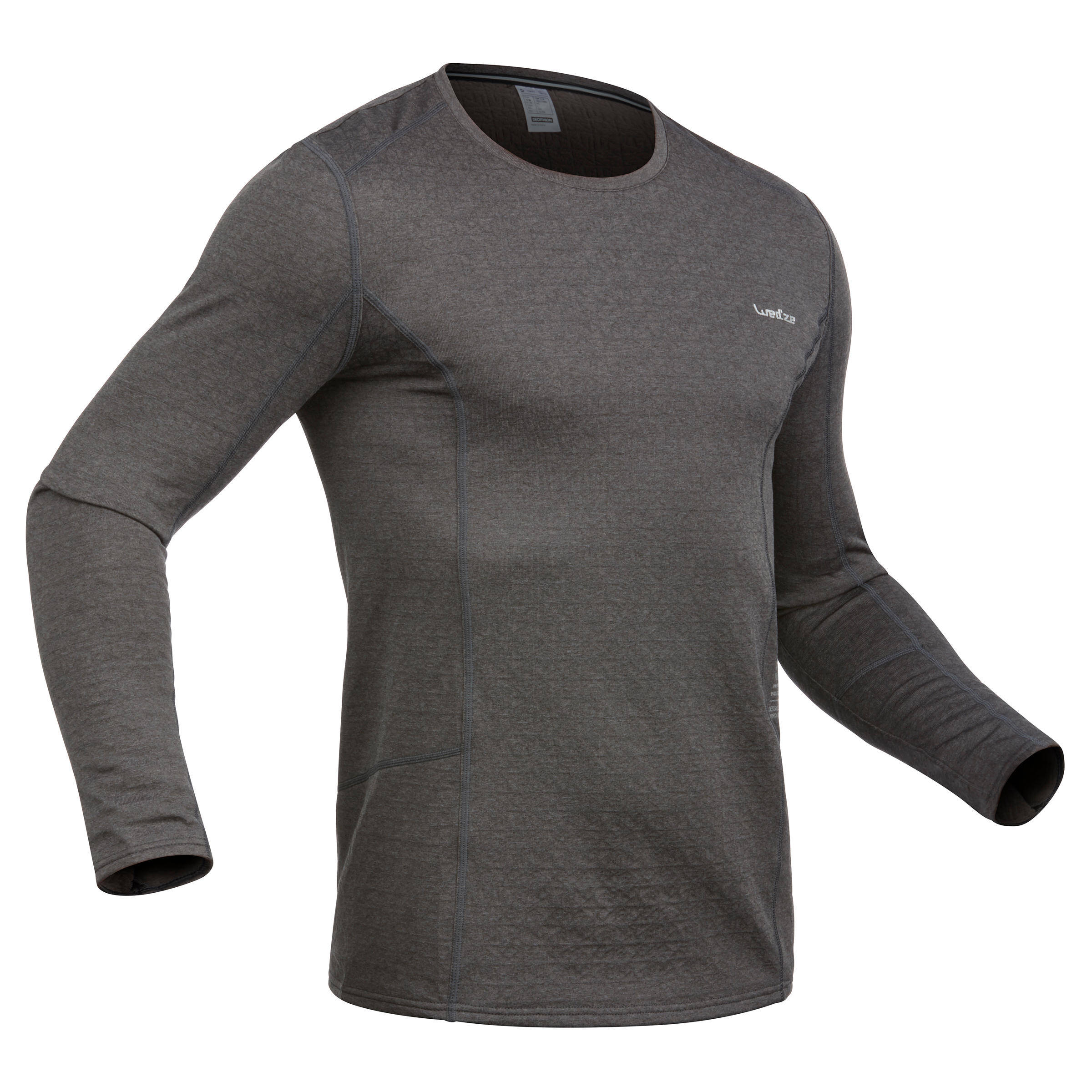 Men's Base Layer Ski Top 500 - Grey -  1