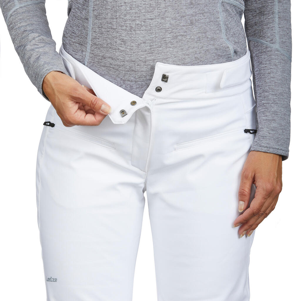 Skihose Piste PA 580 Slim Damen weiß