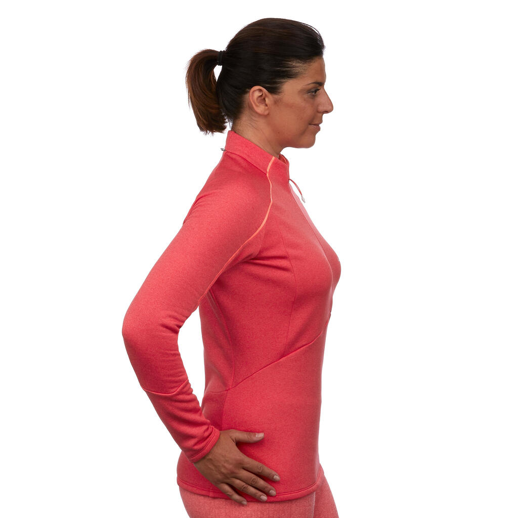 Funktionsshirt Ski 500 Damen violett