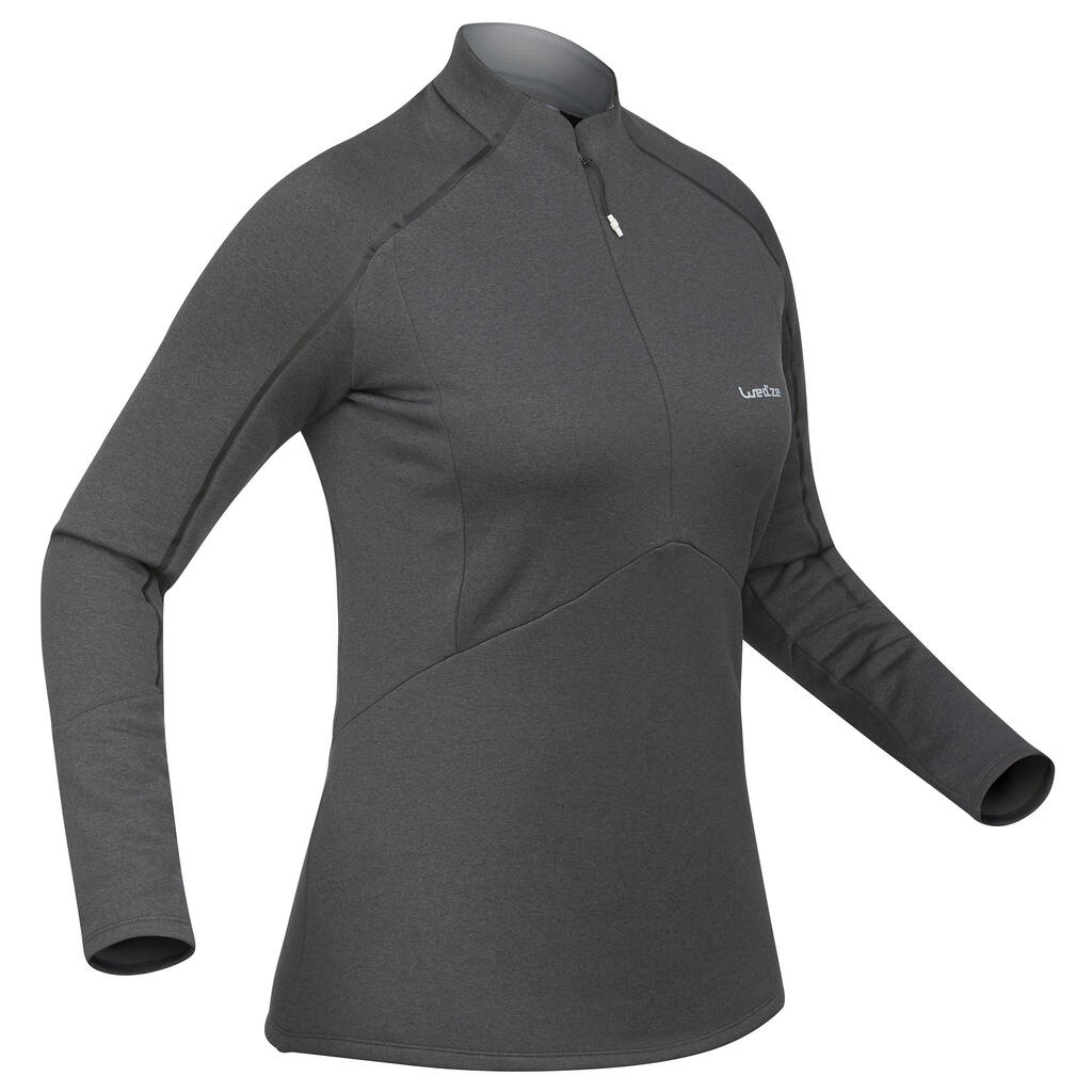 Funktionsshirt Ski 500 Damen violett