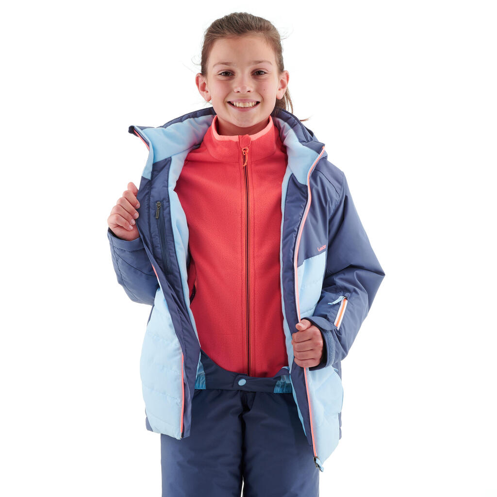 Skijacke 300 Kinder blau