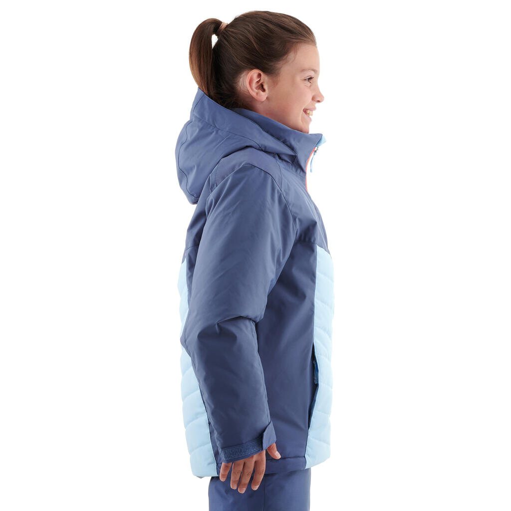 Skijacke 300 Kinder blau
