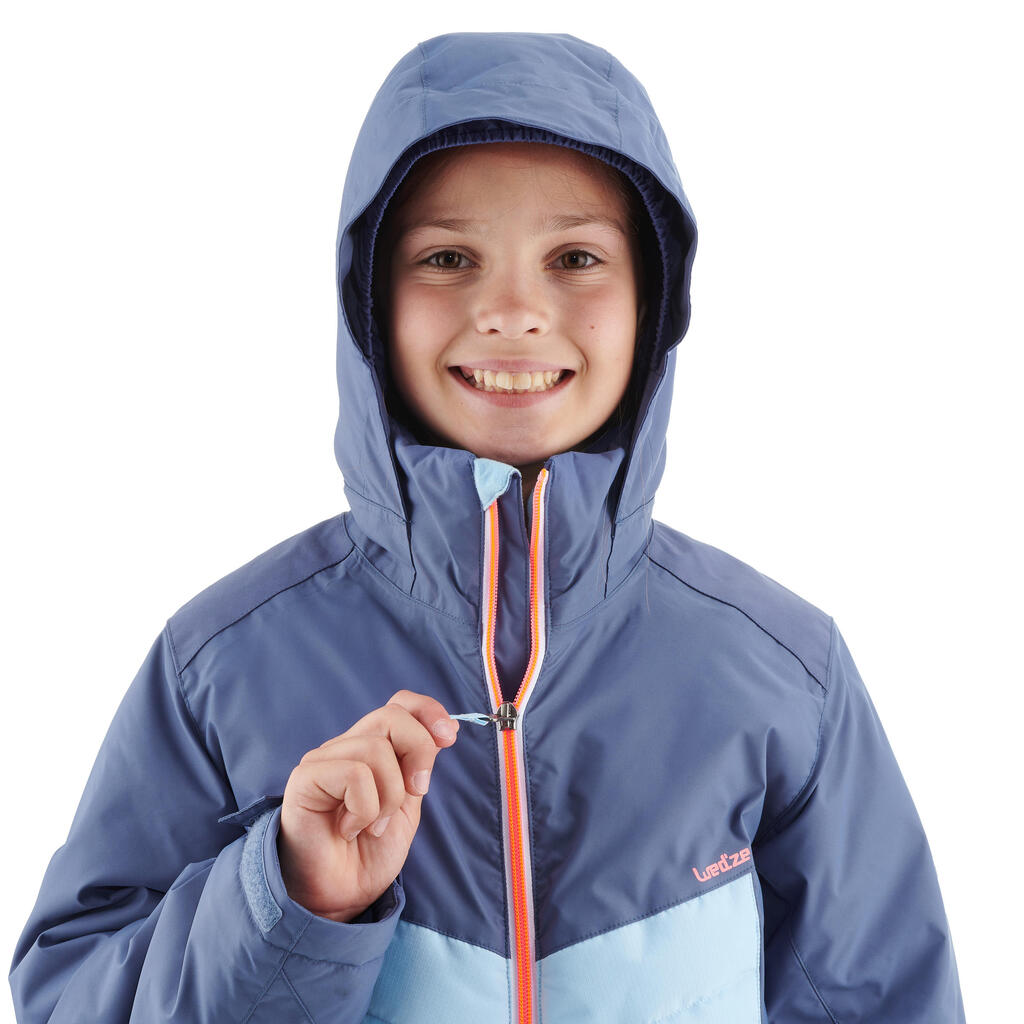 Skijacke 300 Kinder blau