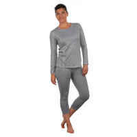 Women's Base Layer Ski Top - Grey