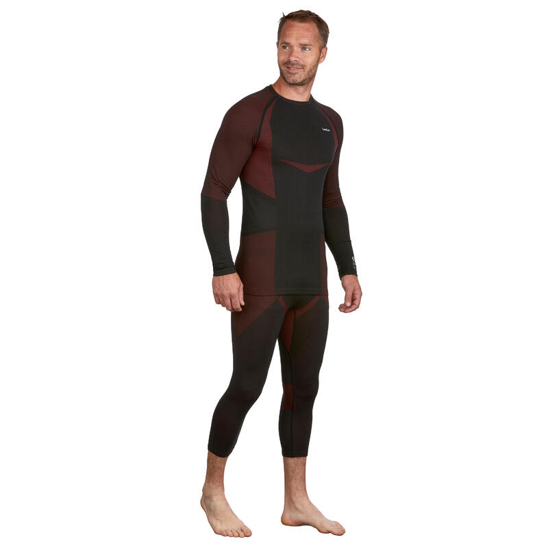 900 Men's Ski Base Layer Bottoms Blue WEDZE Decathlon