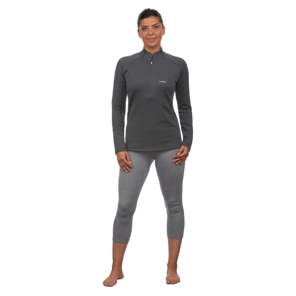 Funktionsshirt Ski 500 Damen violett