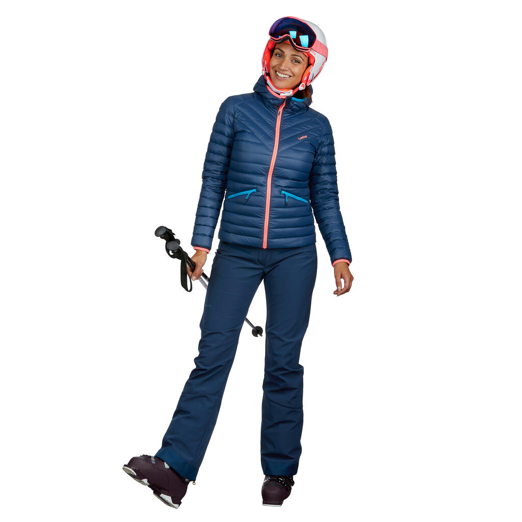 Skihose Piste 580 Slim Damen blau