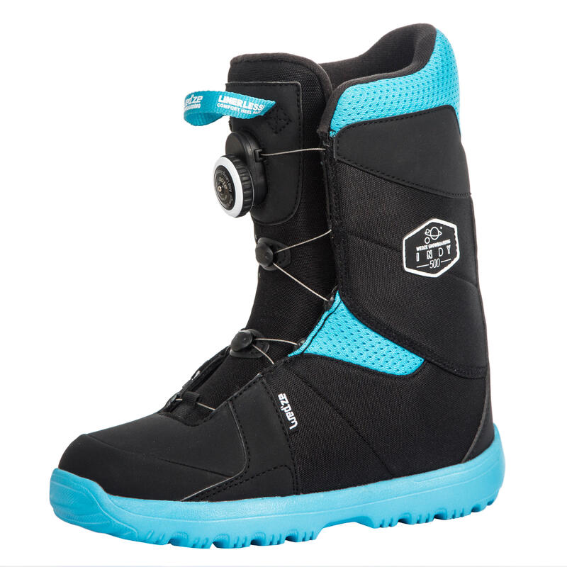 Chaussures de snowboard enfant à serrage rapide all mountain/freestyle, Indy 500