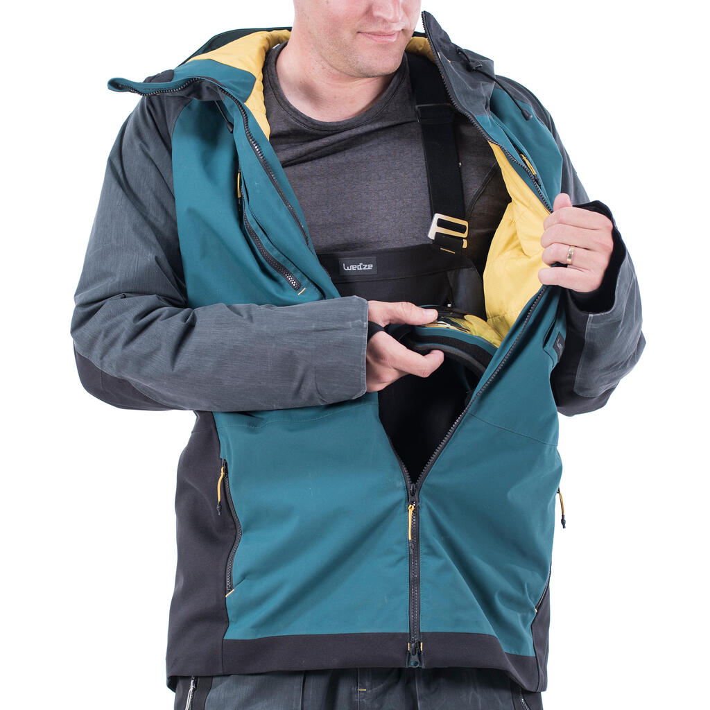 Men's Snowboard and Ski Jacket - Petrol