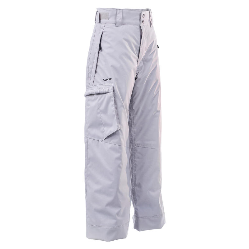 Pantalon de snowboard et ski SNB PA 500 garçon gris