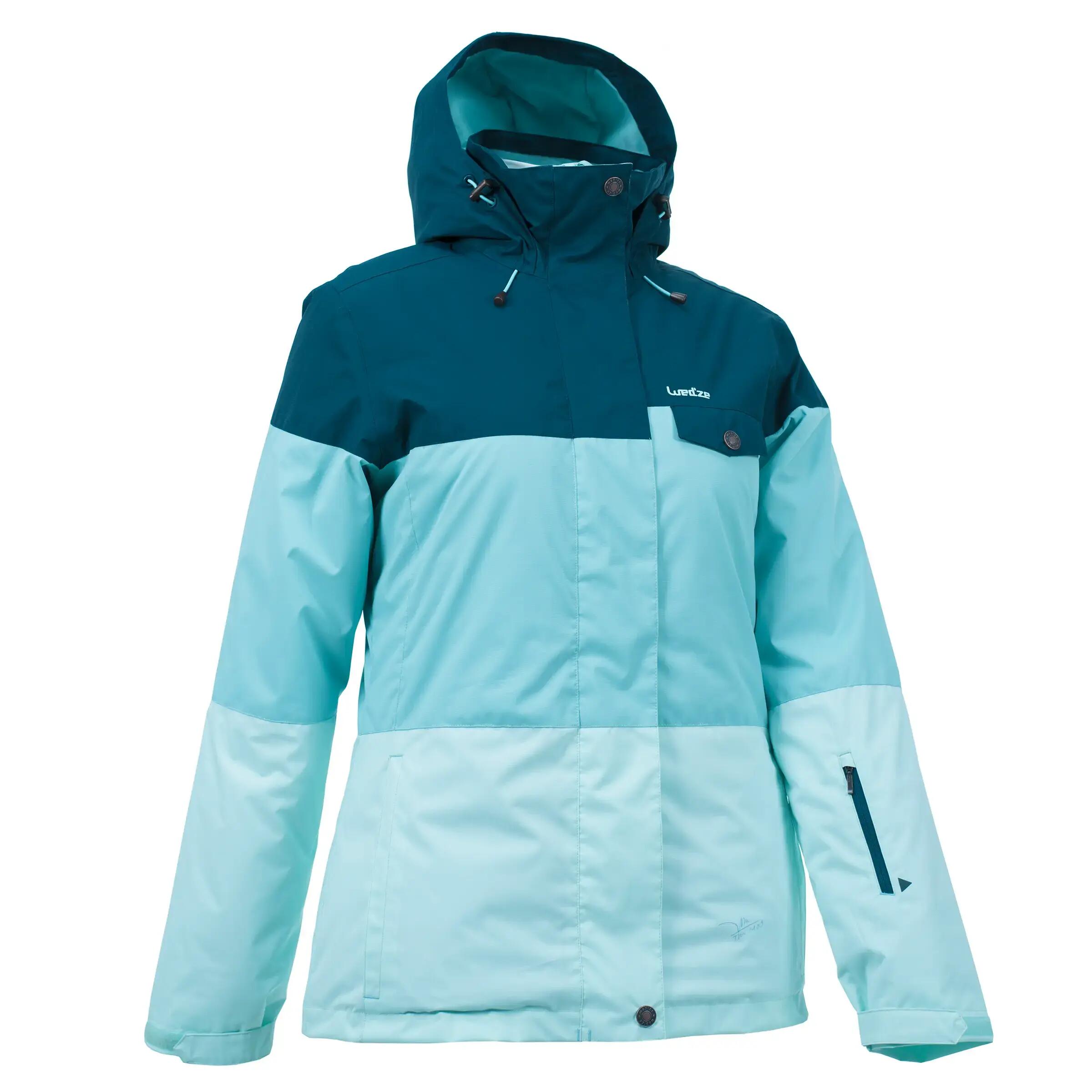 SNB JKT 100 Women's Ski and Snowboard Jacket - Dark Petrol 1/16